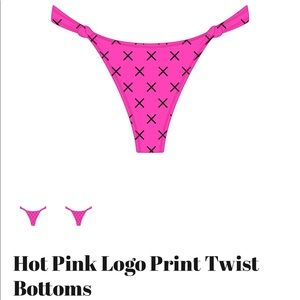 ISO- Pink Logo Boutine Bottoms